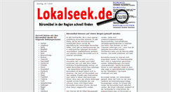 Desktop Screenshot of lokalseek.de